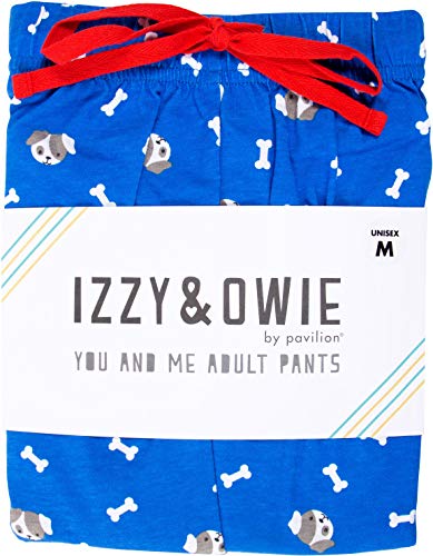 Pavilion Gift Company Puppy-L Unisex Lounge Pants, Blue 6