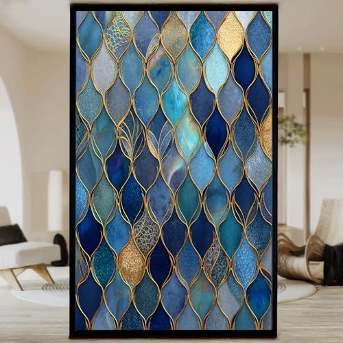 Vinilo Decorativo de Vidrio Modern Fish Scale 70x120 cm miniatura 2