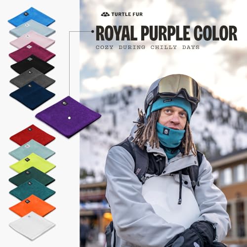 Image of Turtle Fur Double-Layer Neck Warmer - Ultra-Soft, Stretchy Chelonia 150 Fleece Neck Gaiter Made with 100% Recycled Polyester