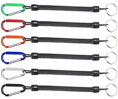 dasuke Fish Tackle Herramientas Pesca Cuerdas de Seguridad Cuerda de seguridad Cable en espiral Tether para alicates pinzas nuevo