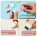 Mr. Pen- Erasers for Kids, 6 Pack, Pastel Colors, Eraser with Cover and Roller, Pencil Eraser