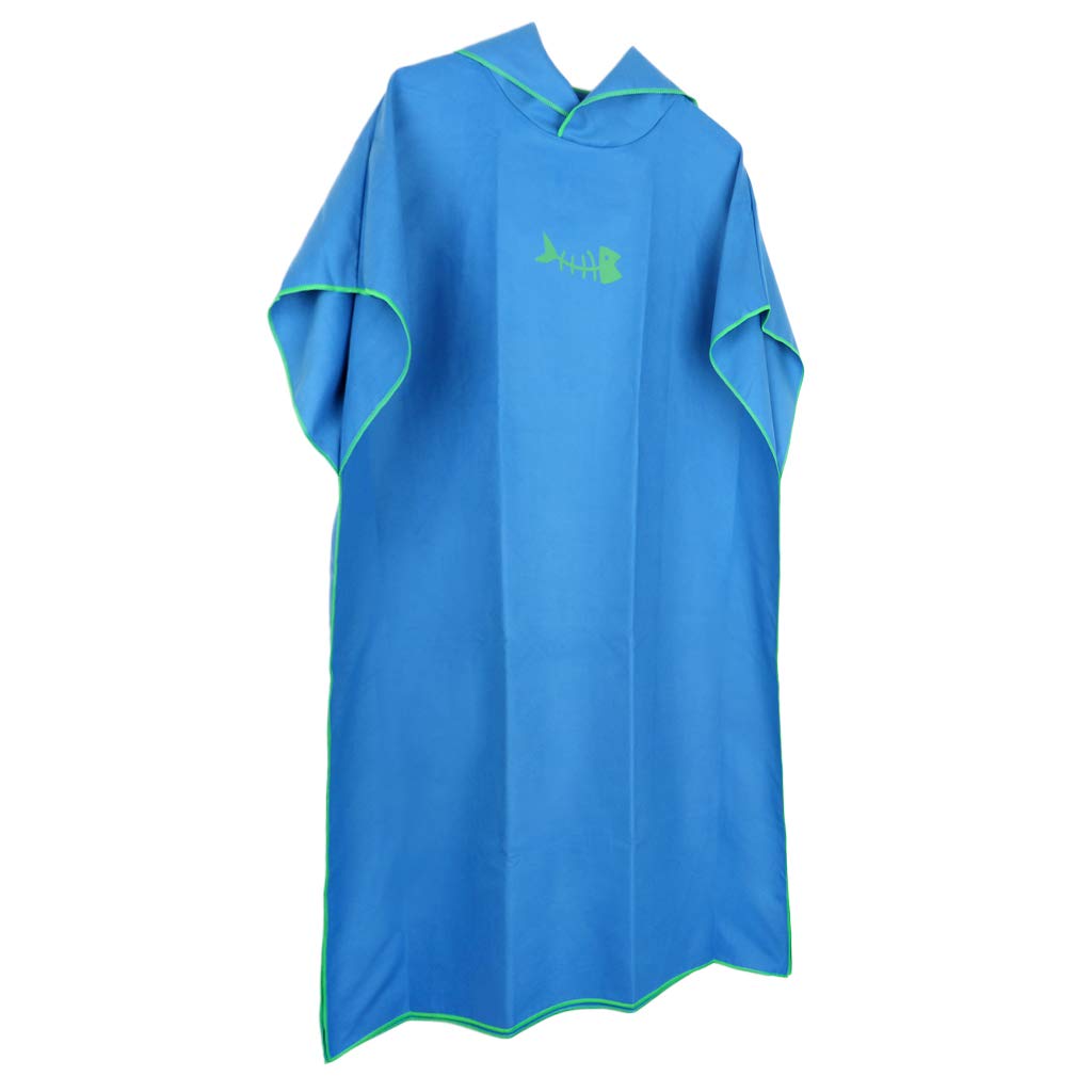 Unisex Plaża Kąpiel Surf Ponczo Szlafrok Z Kapturem Kombinezon Ręcznik Czerwony