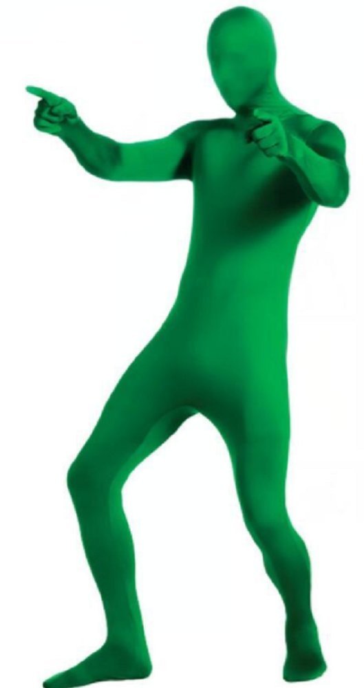 atissa Men's Women's Full Body Costume Unisex Spandex Bodysuit st patrick's day fancy dress outfit clothing kids accessories gifts (Green, 150)