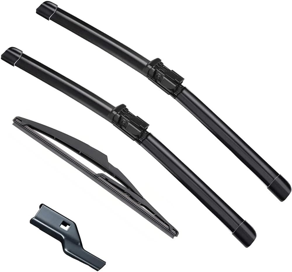YIXINYI 3 Pcs Front + Rear Windscreen Wiper Blades for Peugeot 308 II T9 SW Estate 2013-2020, Windshield Wipers Exact Match Replacement Consistent All Climate Efficiency