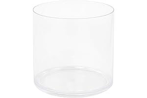 Royal Imports Glass Bowl Vase: An Acrylic Gem Adorned with Lavish Decor