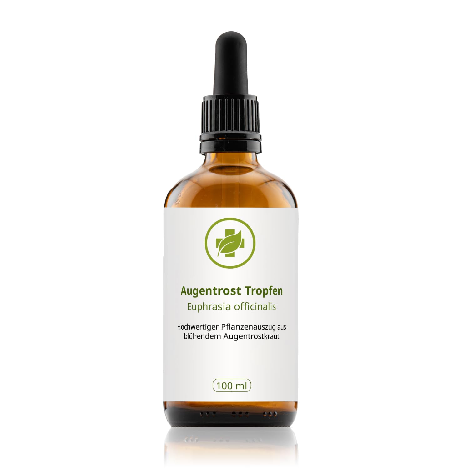 Augentrost Tropfen 100 ml - Blühendes Augentrostkraut - Premium Qualität - vegan - ohne Zusätze