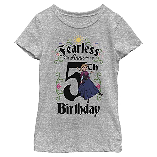 T-shirt Reine des Neiges 5 ans idéal pour un anniversaire magique Disney