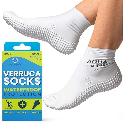 Latex Swim Water Socks for Adults and Kids - Unisex Swim Aqua Socks for Protection Against Verrucas