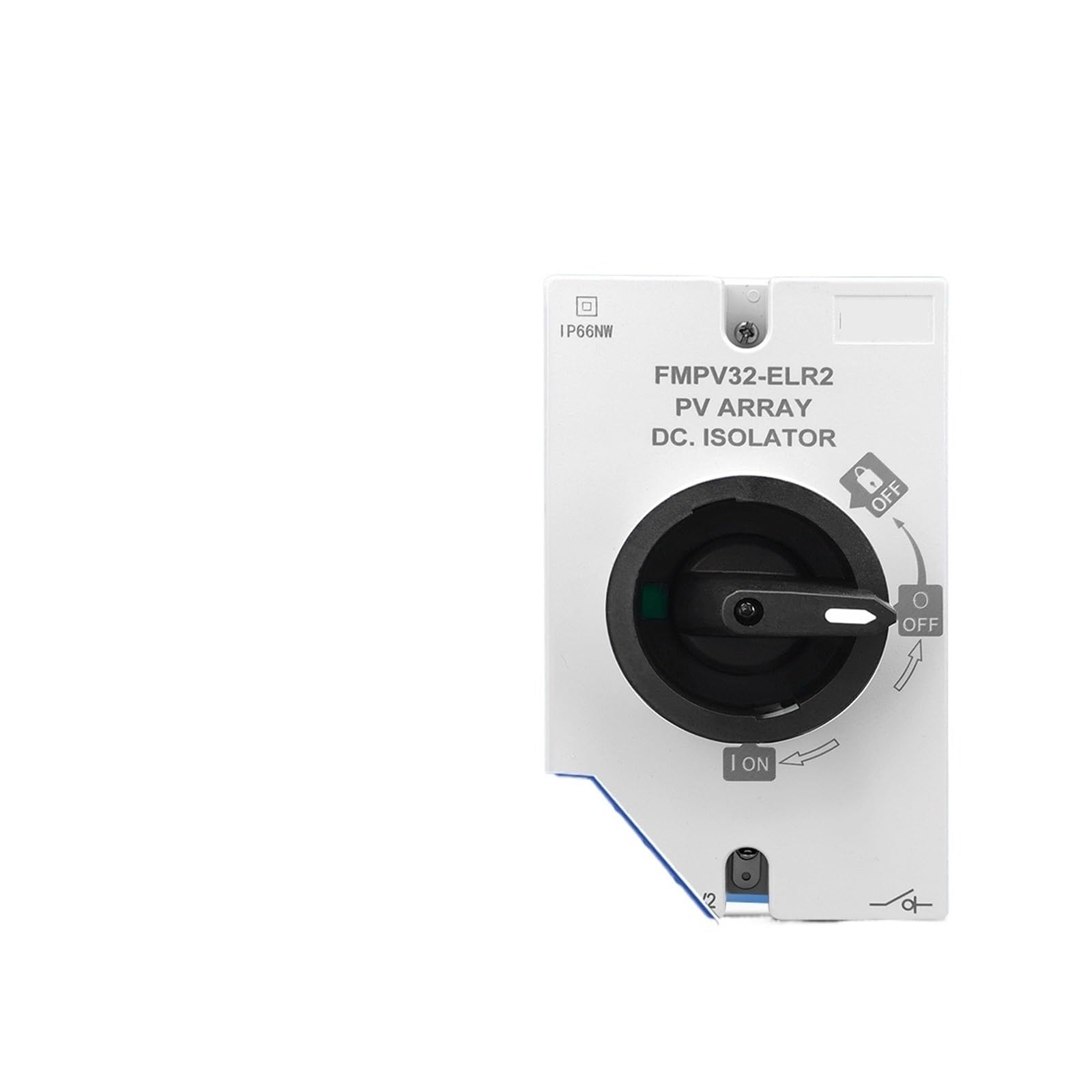 Interruttore automatico fotovoltaico DC 1200V 32A IP66 impermeabile solare con maniglia rotante interruttore sezionatore rotativo