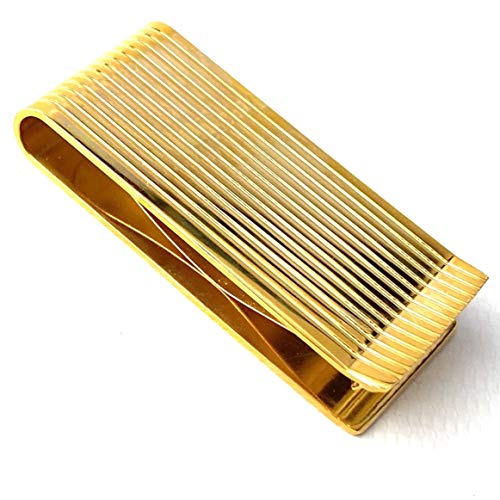 Simple Mans Standard Stainless Steel One Fold Money Clip with Tin Gift Box