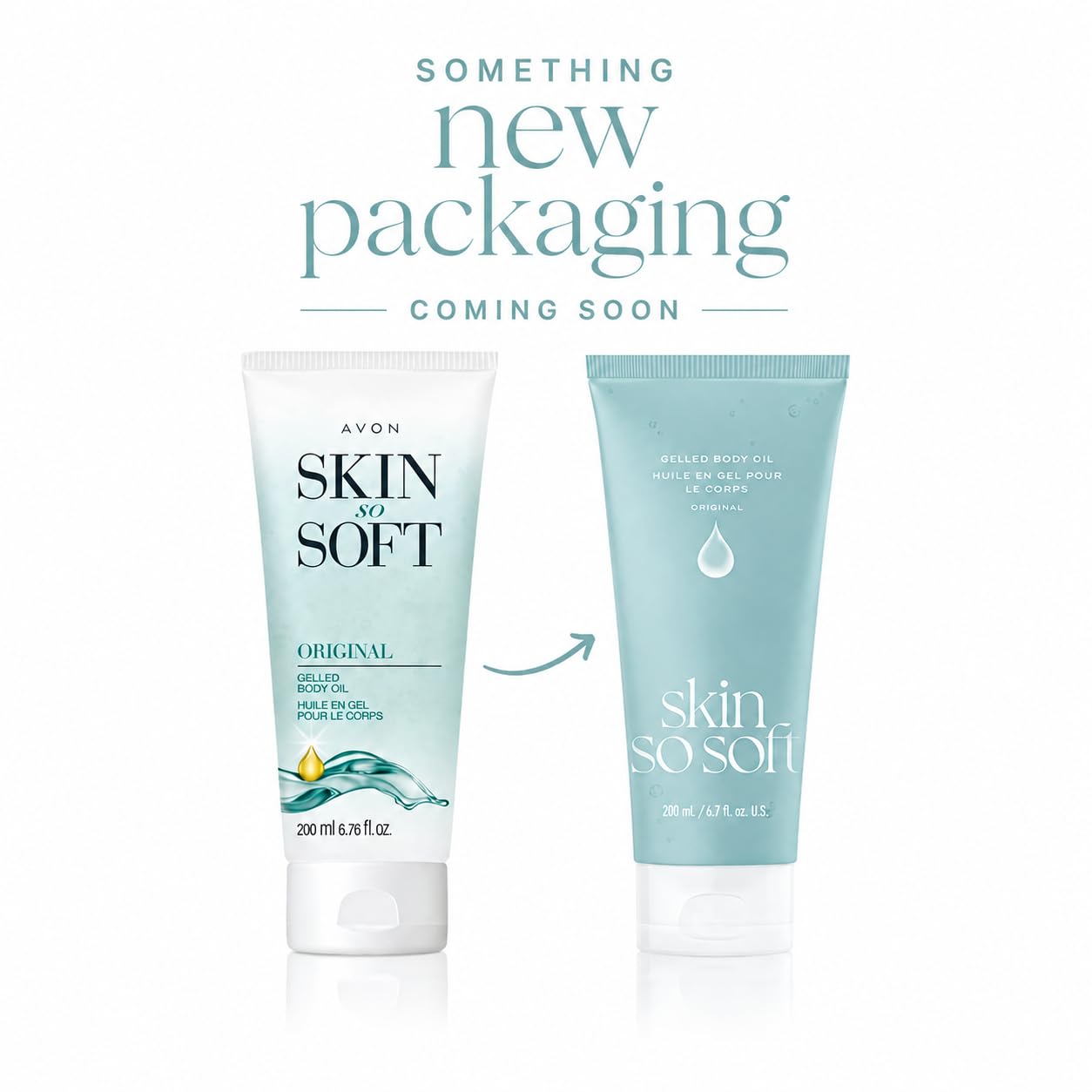 AVON Skin So Soft Original Gelled Body Oil with Jojoba Oil – 24-Hour Hydration, Body Moisturizing Gel for Dry & Sensitive Skin – 6.76 fl. oz NEW PACKAGING COMING SOON