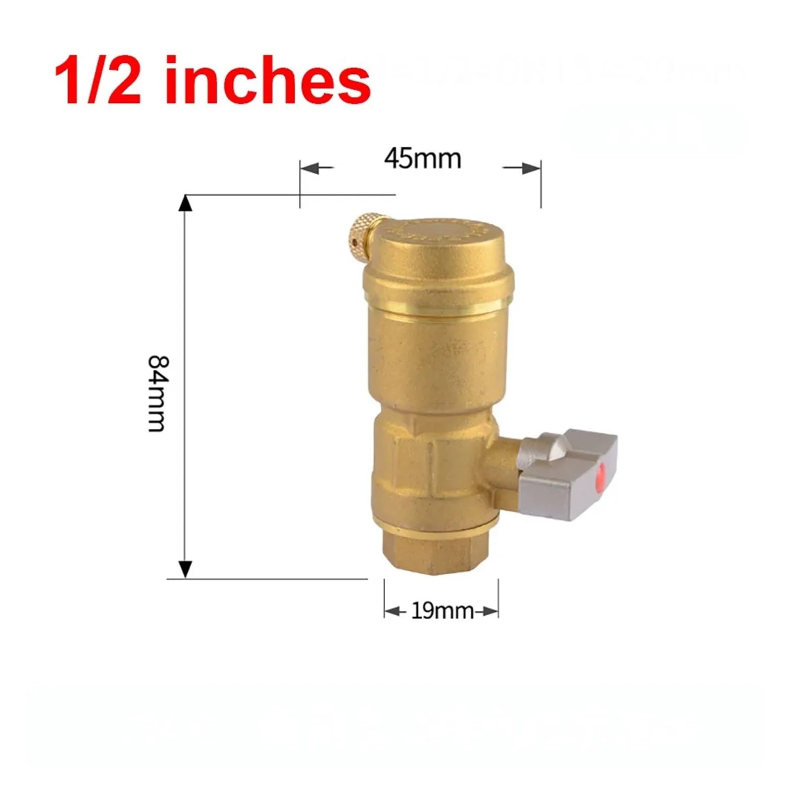1/2'' 3/4'' 1' 'inch Innengewinde Automatisches Druckventil Automatisches Entlüftungsventil(3l4 inch)