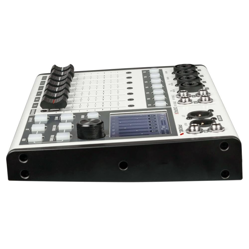 Proel DIGIPAD8 - Mixer Consolle di mixaggio digitale professionale con interfaccia di comando WI-FI incorporata, per tablet o PC con l'app dedicata per iOS, Android, MacOS e Windows, Bianco