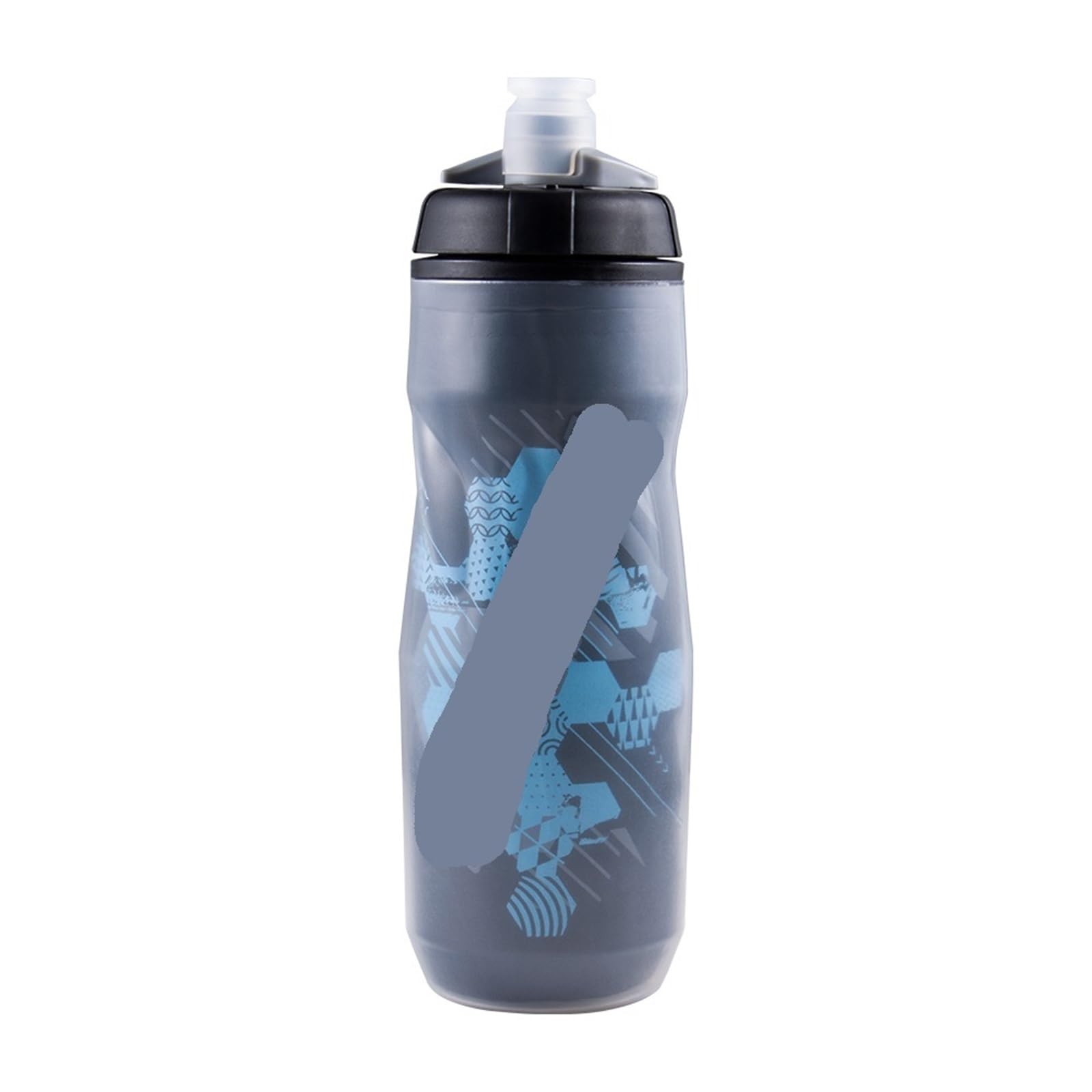 QuxetlRyz Sports Water Bottle 600ml Light Mountain Bottle Bicycle Water(Blue)