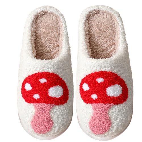 Image of Halloween Christmas Slippers Holiday Slipper House Shoes Home Slipper for Women Fuzzy Outdoor Indoor Bedroom Slippers