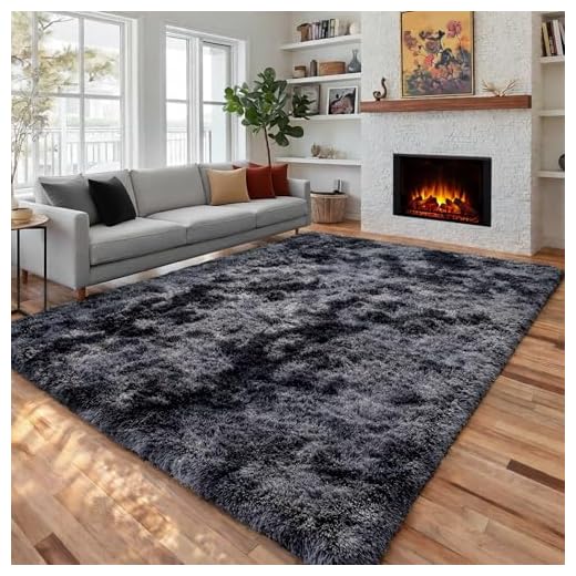 PAGISOFE Abstract Shaggy Area Rug