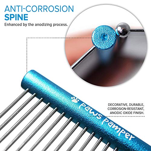 Paws Pamper Professional Greyhound Comb For Dogs And Cats #TOP5