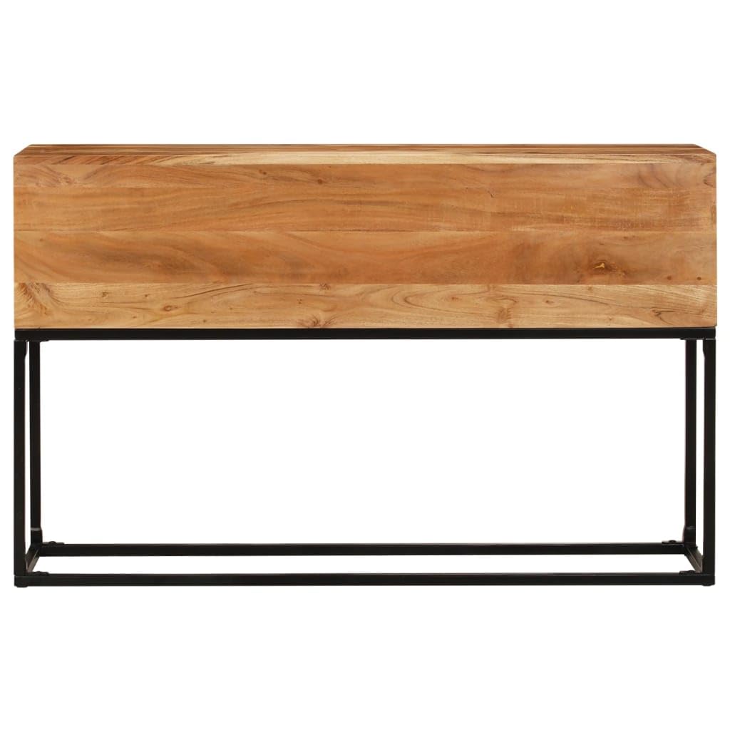 vidaXL Stolik konsolowy, 120 x 30 x 75 cm, lite drewno akacjowe, drewniana konsola, stół, stół do holu, drewniane konsole, stoły, stołu do holu