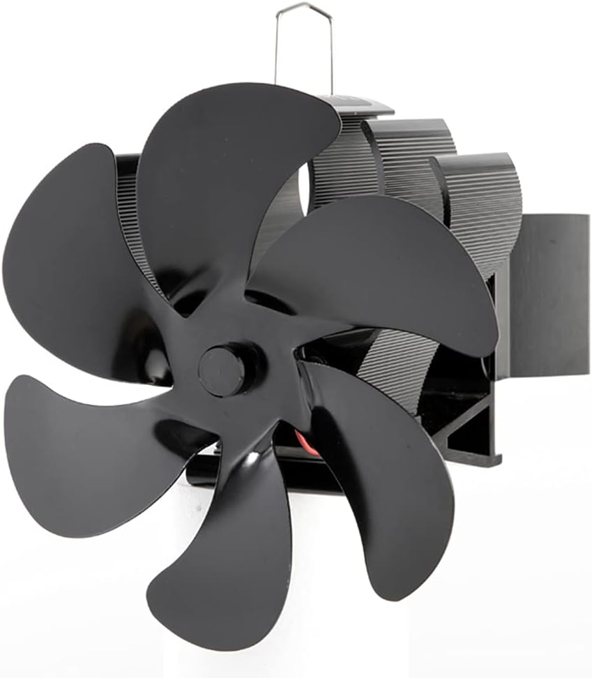 ZOZOYY BG606 ストーブファン 6熱駆動ファン 静かで効率的 木材に優しい 大きな空気の流れ 広い部屋