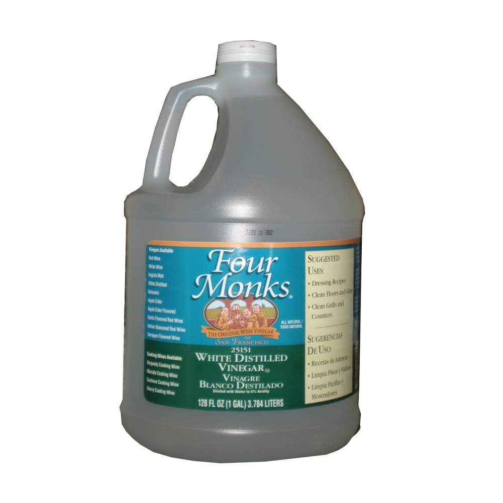 Four Monks White Distilled Vinegar - San Fransisco - 1 Gallon (1)