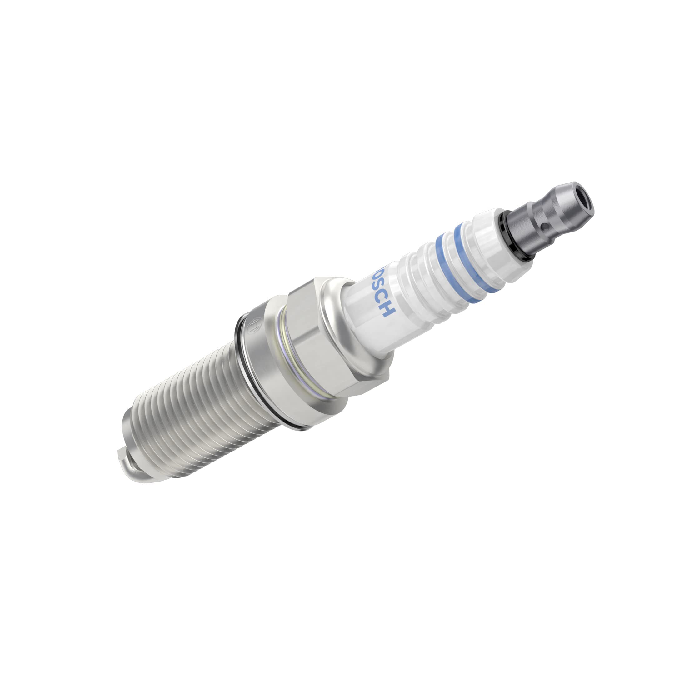 Bosch Doble Iridio 0242236675 - Bujía de Encendido para un Arranque Fiable y una Larga Vida Útil del Motor de Gasolina - con Diseño Resistente (Paquete de 4)