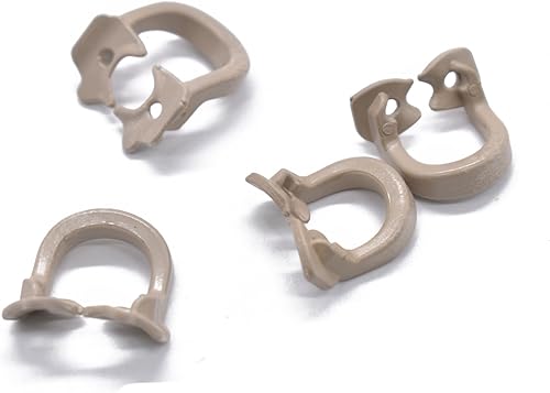 Miniatura 2 de Angzhili 4 abrazaderas de goma dental, clip de barrera de material de goma, resina resistente al calor evita tragar clip de barrera