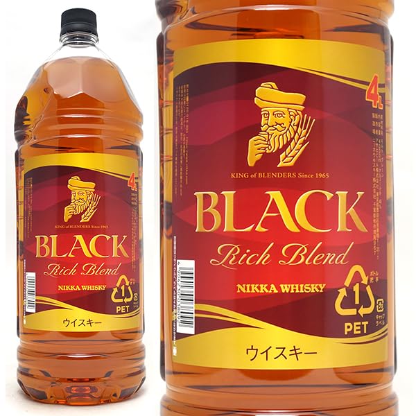 Amazon.co.jp: ニッカ ブラック ニッカ リッチ ブレンド 40度 4000ml