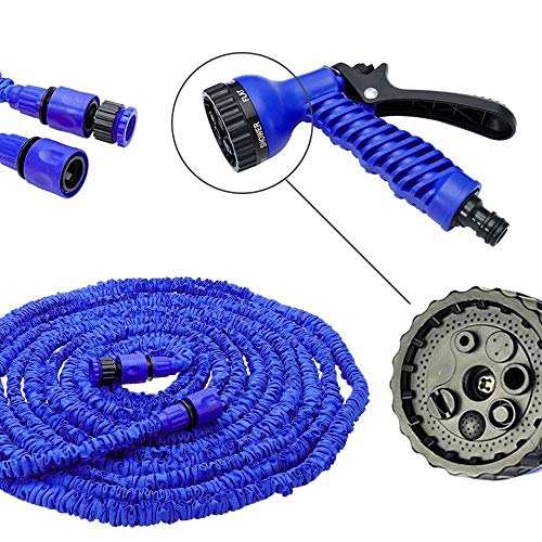 Mangueira Expansivel Magica Jardim 15M Flexivel Limpeza Carro Casa Quintal