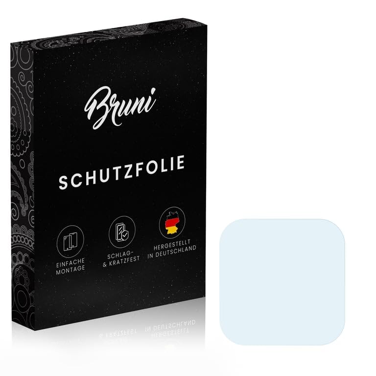 Bruni Screen Protector compatible with GoPro Hero10 Black Lens Protection Protector Film, crystal clear Protective Film (2X)