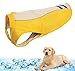 Mosucoirl Gilet rinfrescante per cani Cappotto estivo per cani, Raffreddatore palude per cani Gilet refrigerante traspirante Giacca per cani Anti-calore Camminata all'aperto Addestramento di caccia