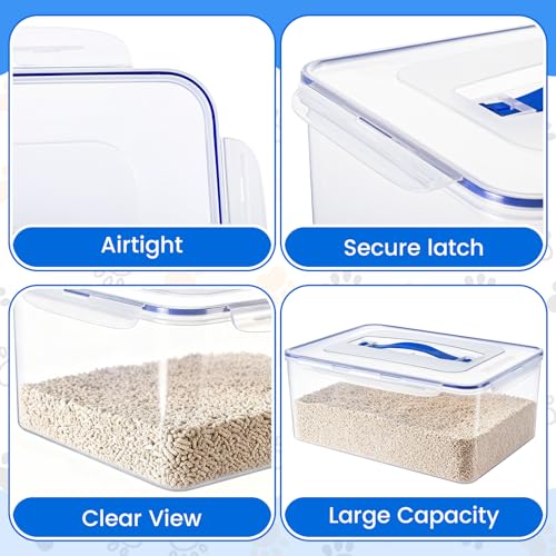 Contenedor de Almacenamiento para Arena de Gato 2 Pzs 31 lbs miniatura 3