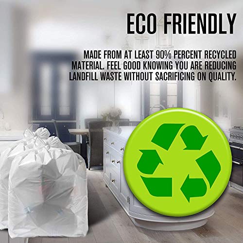 Ultrasac - 771228 Trash Compactor Bags - (40 Pack with Ties) 18 Gallon for 15 inch Compactors - 25\" x 35\" Heavy Duty 2.5 MIL Garbage Disposal Bags Compatible with Kitchenaid Kenmore Whirlpool GE Gladiator (Two Pack - White) - Thumbnail 5