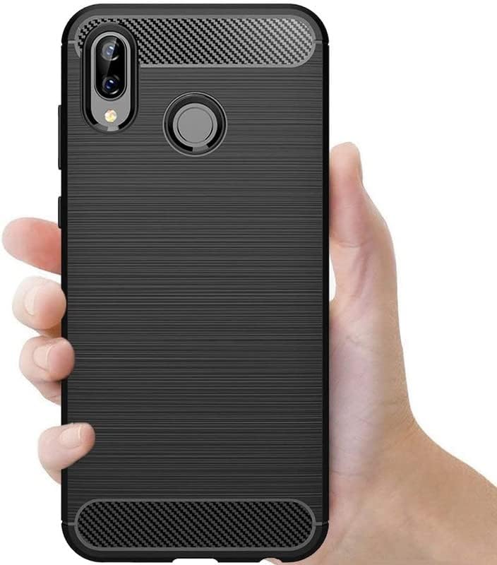 Image of Hybrid Carbon Fiber Back Case for Honor Play (Black)