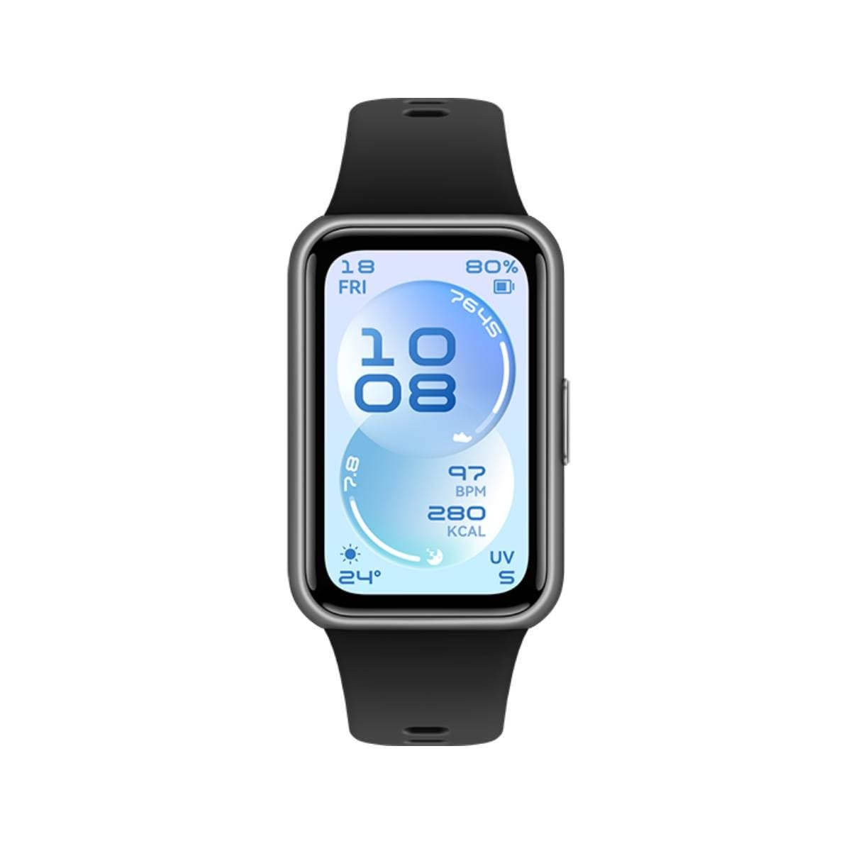 Huawei Reloj Inteligente Band 11, Pantalla AMOLED de 1.62 Pulgadas, 1500 nits, Banda Inteligente HRV, rastreador de Fitness, frecuencia cardíaca y SpO2, hasta 14 días de duración de la batería