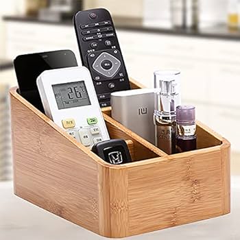 Amazon.co.jp: 竹製 リモコンラック リモコン収納 リモコンホルダー