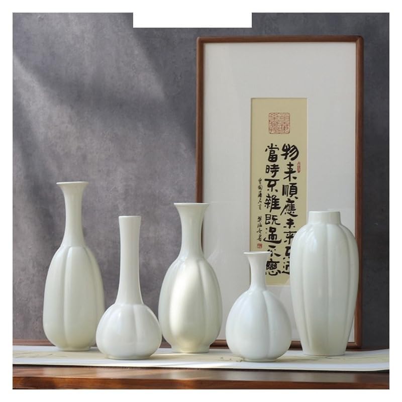 Vaso per Fiori Nuovo Stile Cinese Arredamento per la casa Sala da tè Disposizione dei Fiori Zen Vaso in Ceramica Arredamento Moderno per la casa