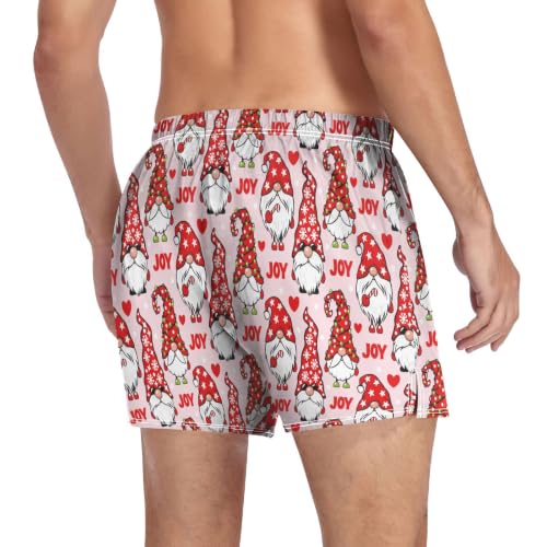 Image of Men's Boxer Shorts Cotton Loose Underwear with Button Fly