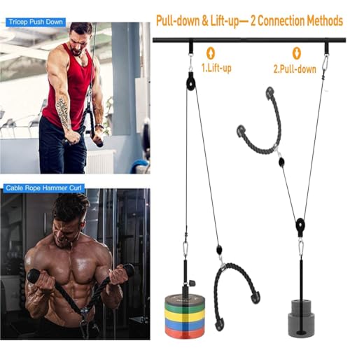 Morwealth Cable Pulley System for Home Gym, view 3