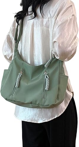 Bolso de mano para mujer, bolso de hombro portátil, bolso cruzado, diseño de gran capacidad, adecuado para el trabajo, viajes y compras