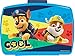 P:os 28227 - Brotdose für Jungen und Mädchen mit Einsatz im beliebten Paw Patrol Design in Blau, ca. 17 x 13,5 x 5,5 cm groß, aus Kunststoff, bpa- und phthalatfrei