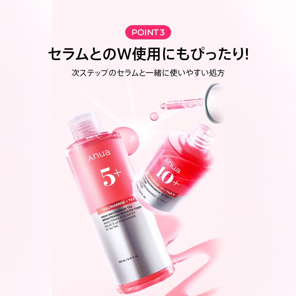 Amazon | ANUA(アヌア)TXAナイアシンアミドブースタートナー250ml 化粧