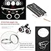 Dental Loupes 3.5X Surgical Glasses Doctor with Led Head Light Dentist Eye Binocular Magnifier Glasses,Surgical Binocular Loupes Magnifier for Dental, Surgical, Jeweler, or Hobby Adjustable Distance