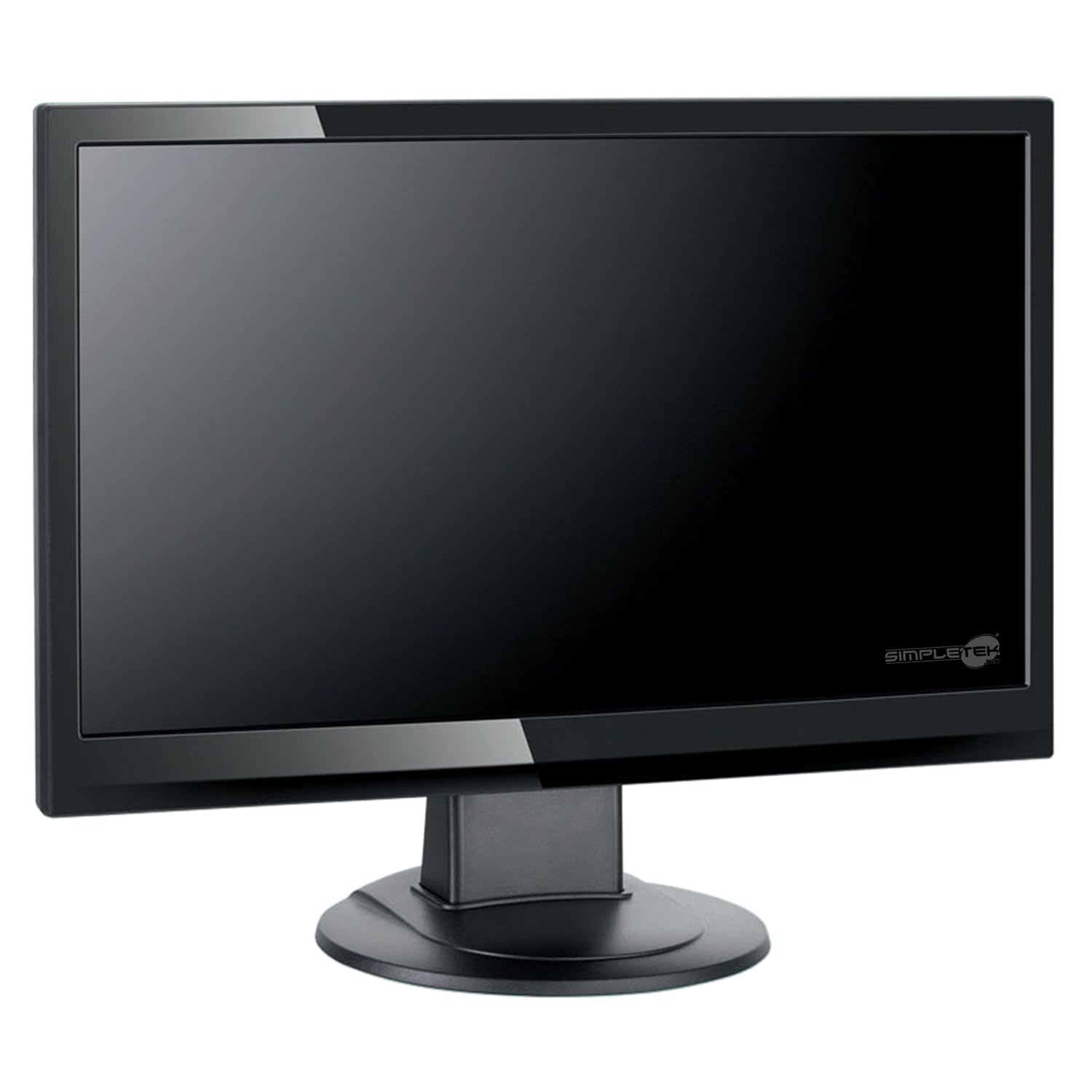 SIMPLETEK - Monitor 19" LED Widescreen HD (1366x768) | 5 ms, Speaker Stereo, VGA, VESA | Ideale per Ufficio e Uso Domestico (Ricondizionato)