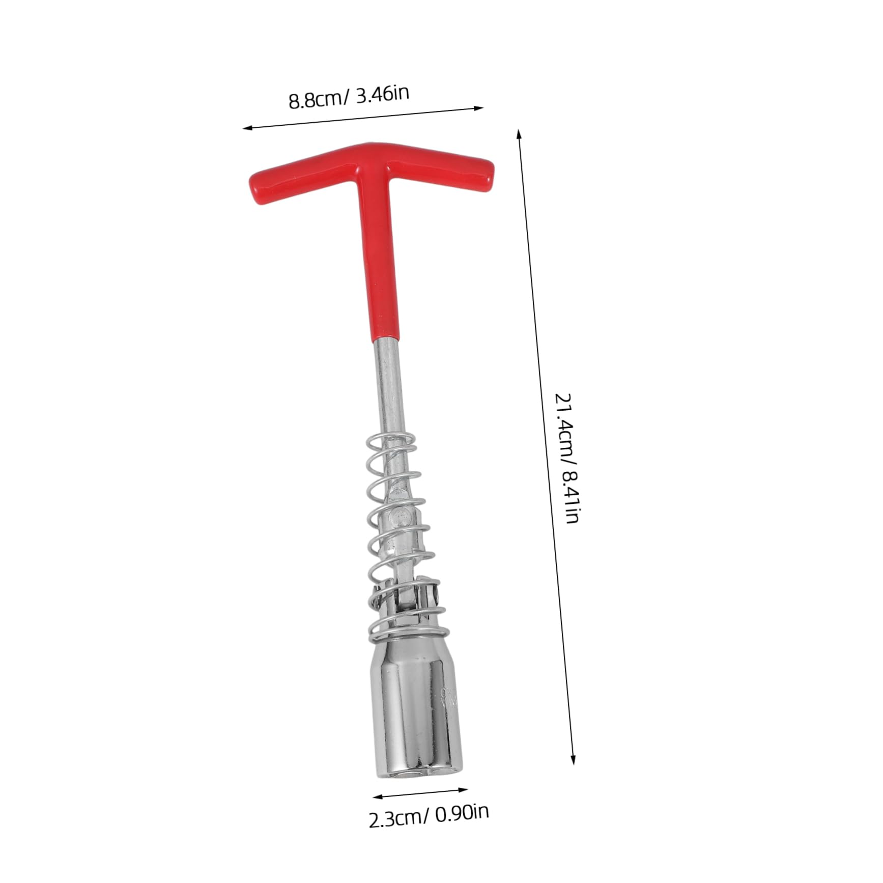 PartyKindom 5pièces Douille T-handle Pour Bougie Allumage Outil Portable Pour Installation Et Extraction De Bougies Compatible Avec Divers Modèles De Et Véhicules