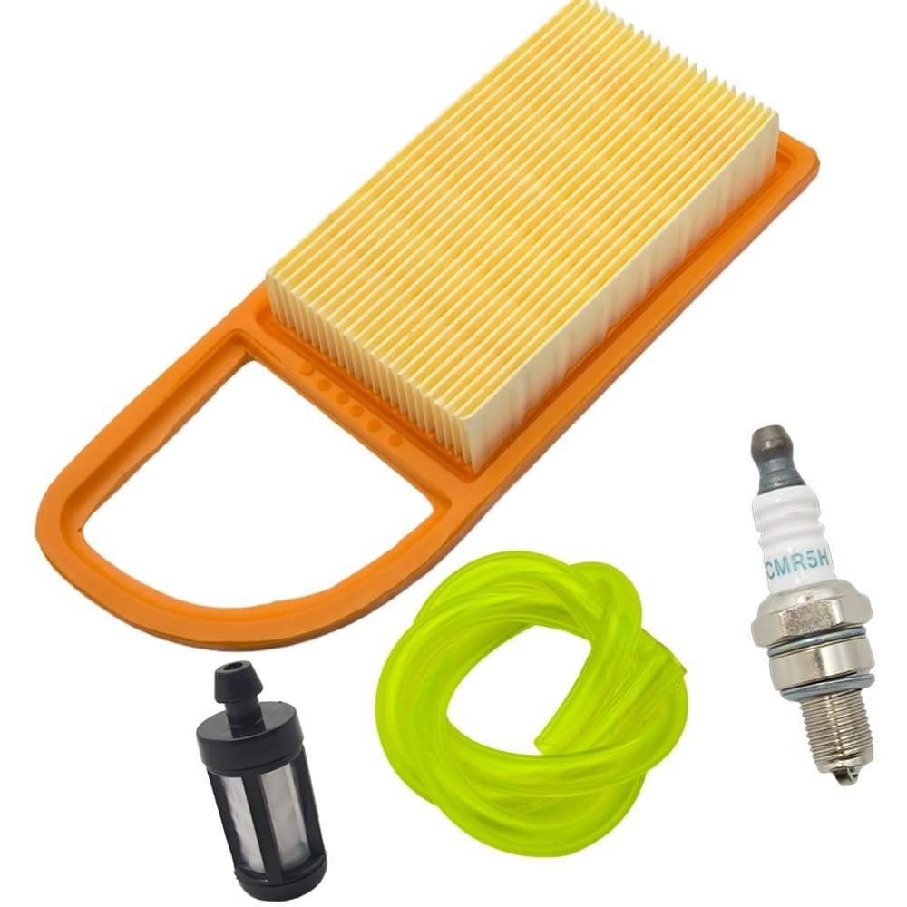 Kit de bujías de Filtro de Combustible y Aire Apto for soplador BR500 BR550 BR600 4282 141 0300 Piezas de Herramientas de jardín cortacésped