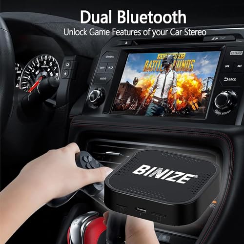 image for Binize Wireless CarPlay Android AUTO Multimedia Video Box 4G Cellular,