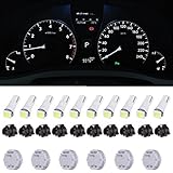 ROADFAR X27.168 Stepper Motors Repair Kit with White T5 LED Light Bulbs for GM Yukons Chevy...