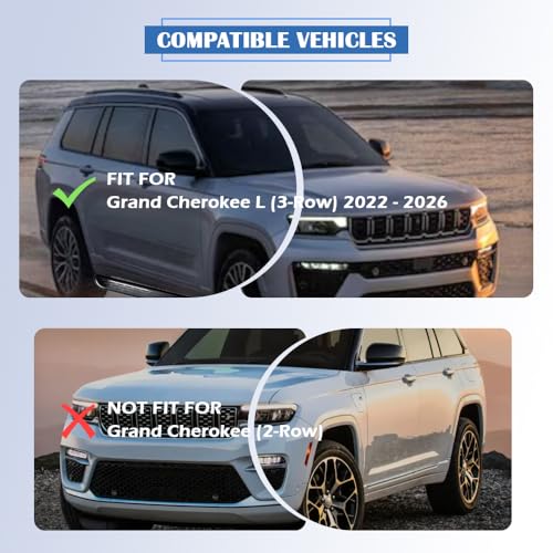 2PCS Estribos Laterales para Jeep Grand Cherokee L 2021-2026 miniatura 6