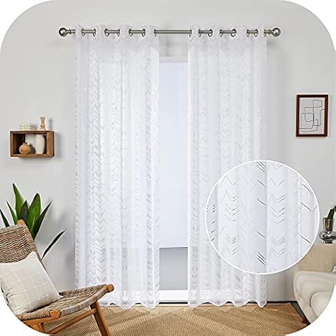 Umi Cortinas Habitacion Salon Visillos Translucidas Modernas 140x260cm Cover