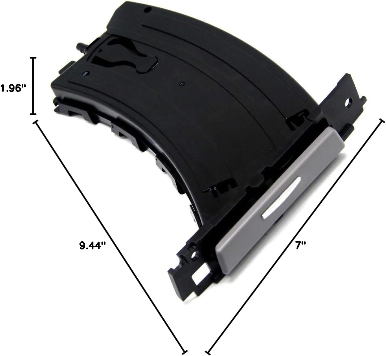Dashboard Cup Holder Replacement for 2006-2013 BMW E90 E91 E92 E93 325i 325xi 328i 328xi 330i 330xi 335d 335i 335i3 335xi M3, Fit Front Left and Gray, Replaces 51459173465